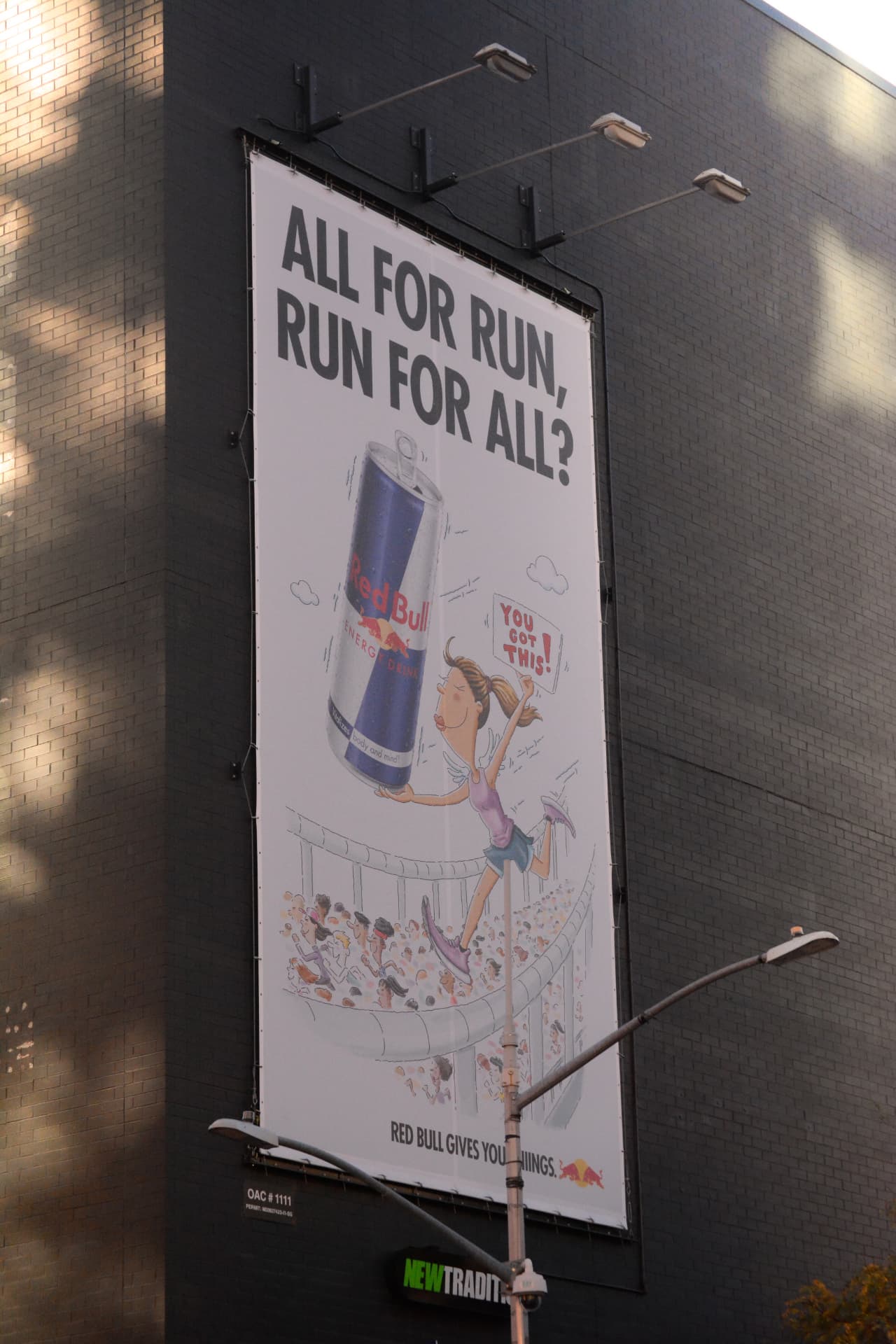 Marathon billboards above Midtown